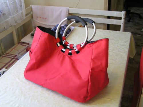 Nákupná taška Lidl červená